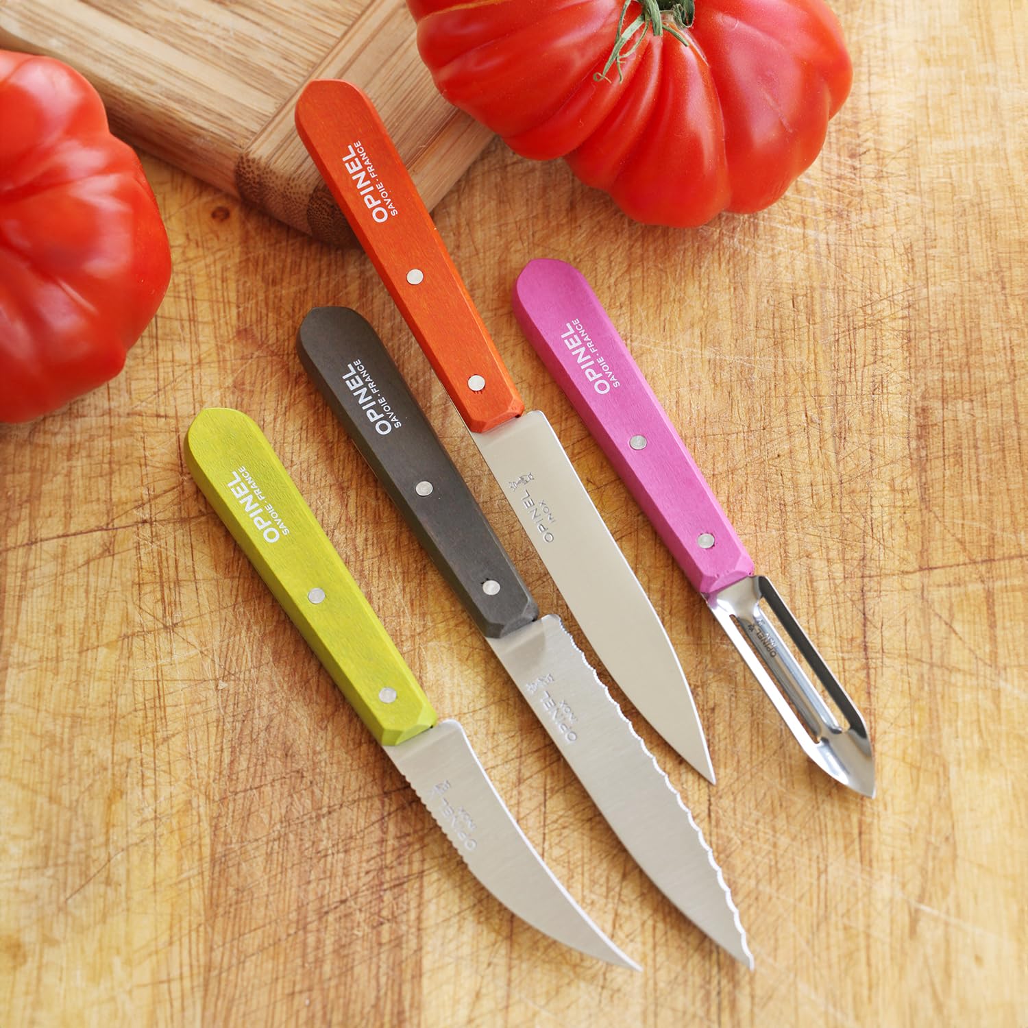 opinel-1452-k-chenmesser-set-4-teilig-rostfrei-mehrfarbig image 3
