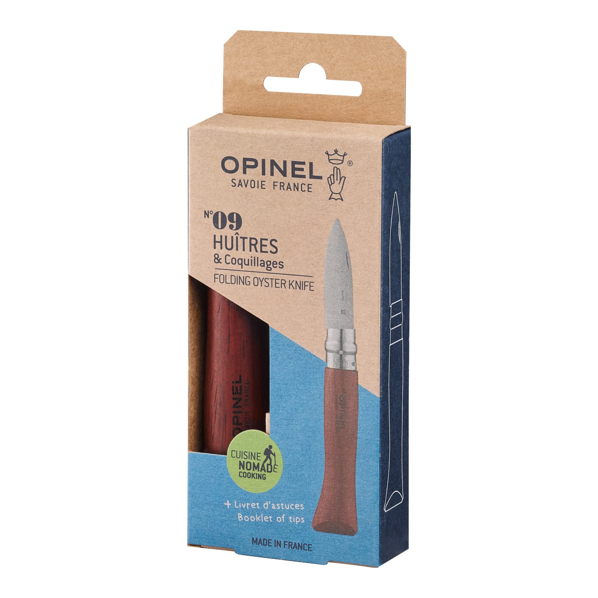 opinel-austernmesser-n-09-sandvik-12c27-padouk-griff-mit-virobloc image 3