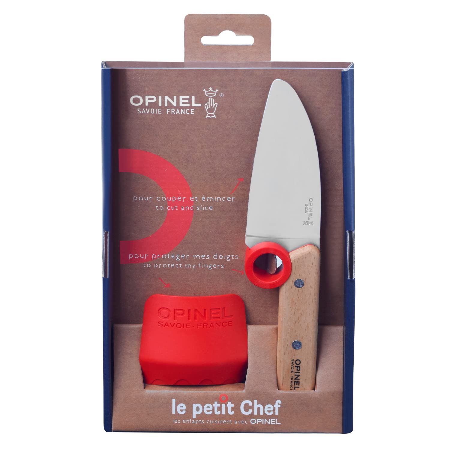 opinel-le-petit-chef-2-teilig-grau-m-kindermesser-set-mit-fingerschutz image 4