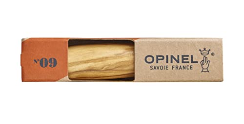 opinel-taschenmesser-no-09-mit-olivenholz-griff-und-12c27-edelstahl-klinge image 8