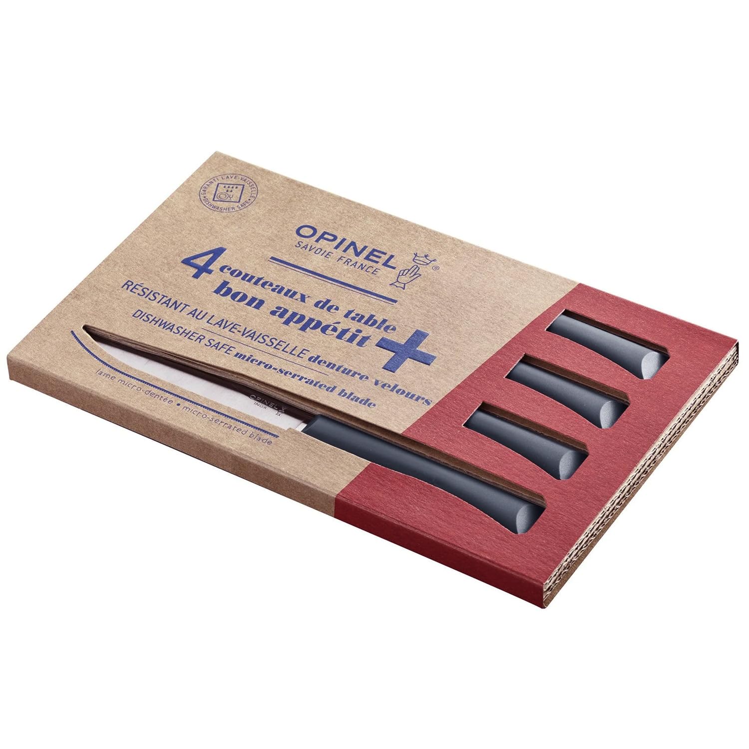 opinel-bon-appetit-tafelmesser-set-anthrazit-tafelmesser-set image 2