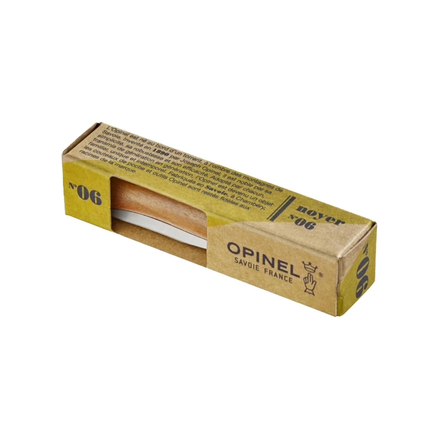 opinel-inox-lux-walnut-klappmesser-mit-walnuss-griff image 2