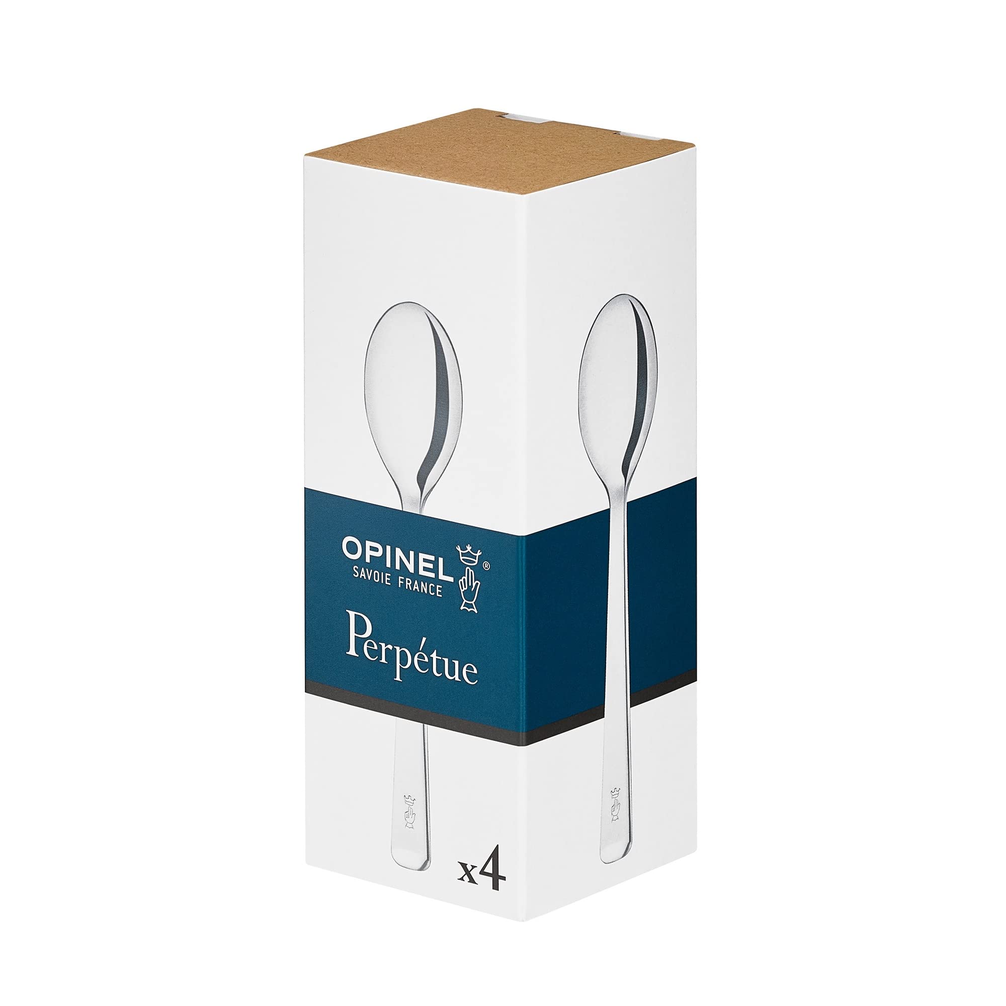 opinel-perp-tue-teel-ffel-4er-set-edelstahl-silber-geschenkbox image 1