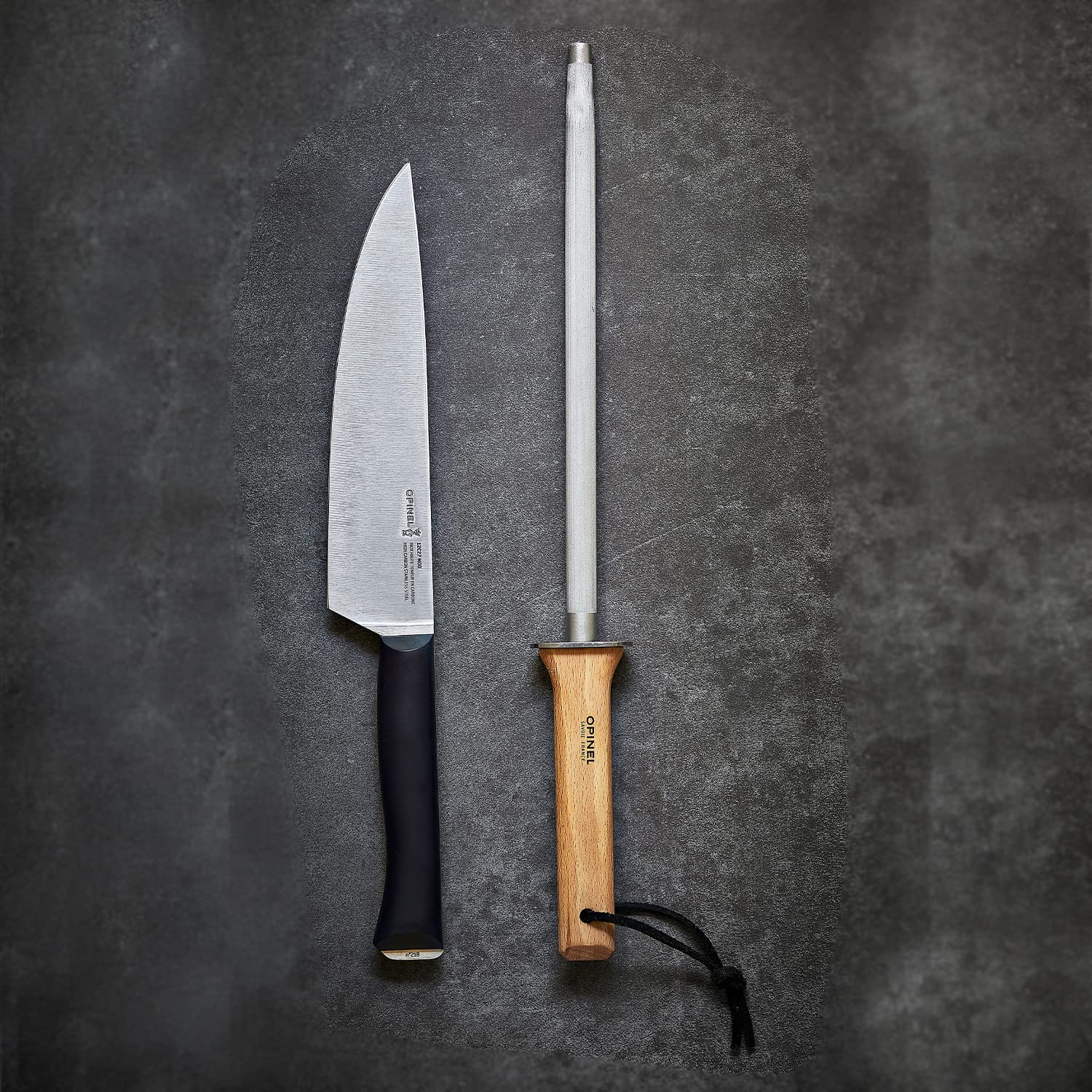 opinel-wetzstahl-254563-abziehstahl-25-cm-mit-holzgriff-34-cm image 4