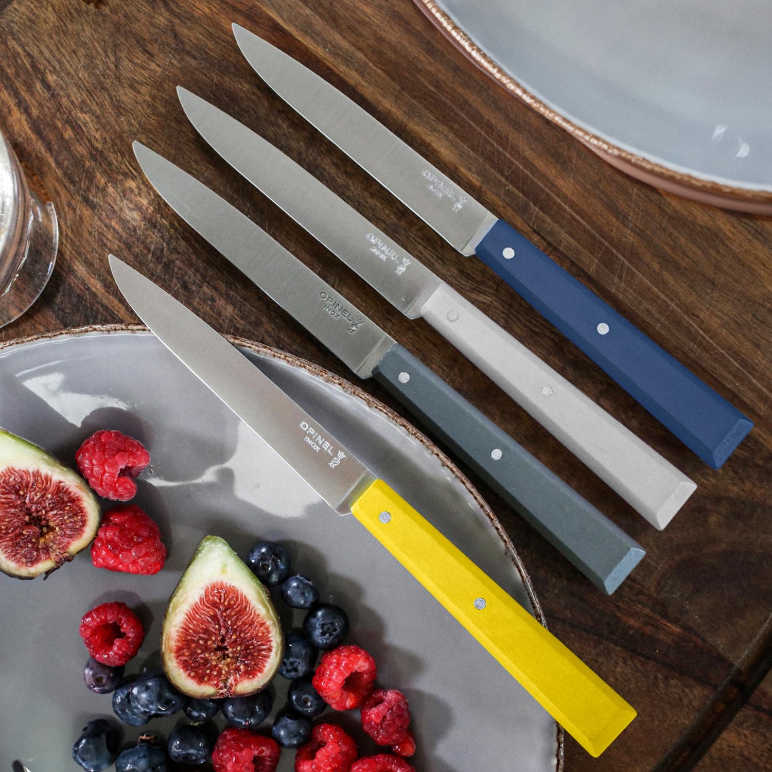 opinel-bon-appetit-celeste-tafelmesser-set-4-teilig-rostfrei-12c27-buchenholz image 7