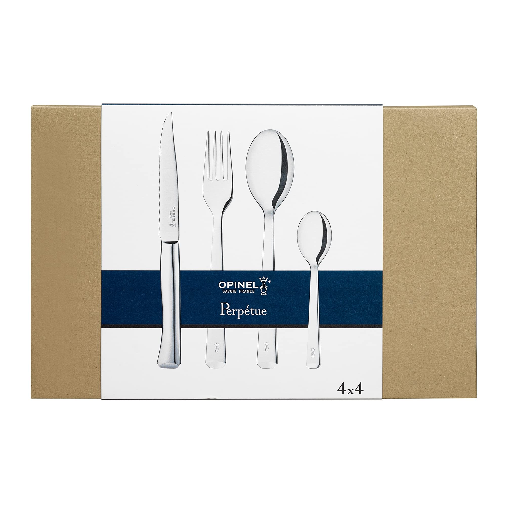 opinel-perp-tue-tafelbesteck-set-16-teilig-edelstahl-silber image 1