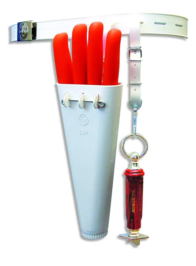 f-dick-g-rtel-mit-messerk-cher-wei-f-r-4-messer-wetzstahlriemen-32-cm image 1