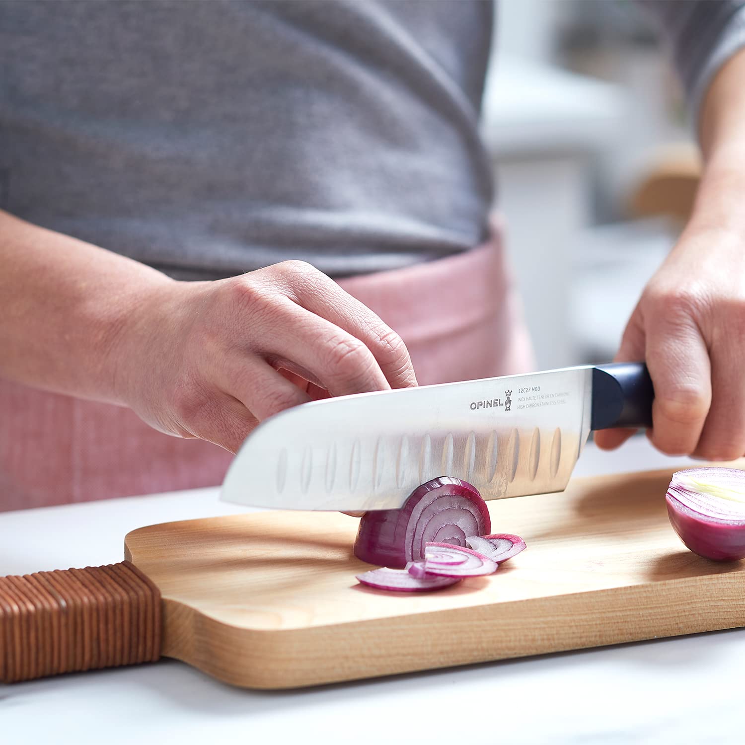 opinel-intempora-ii-santoku-full-tang-k-chenmesser-rostfrei image 6