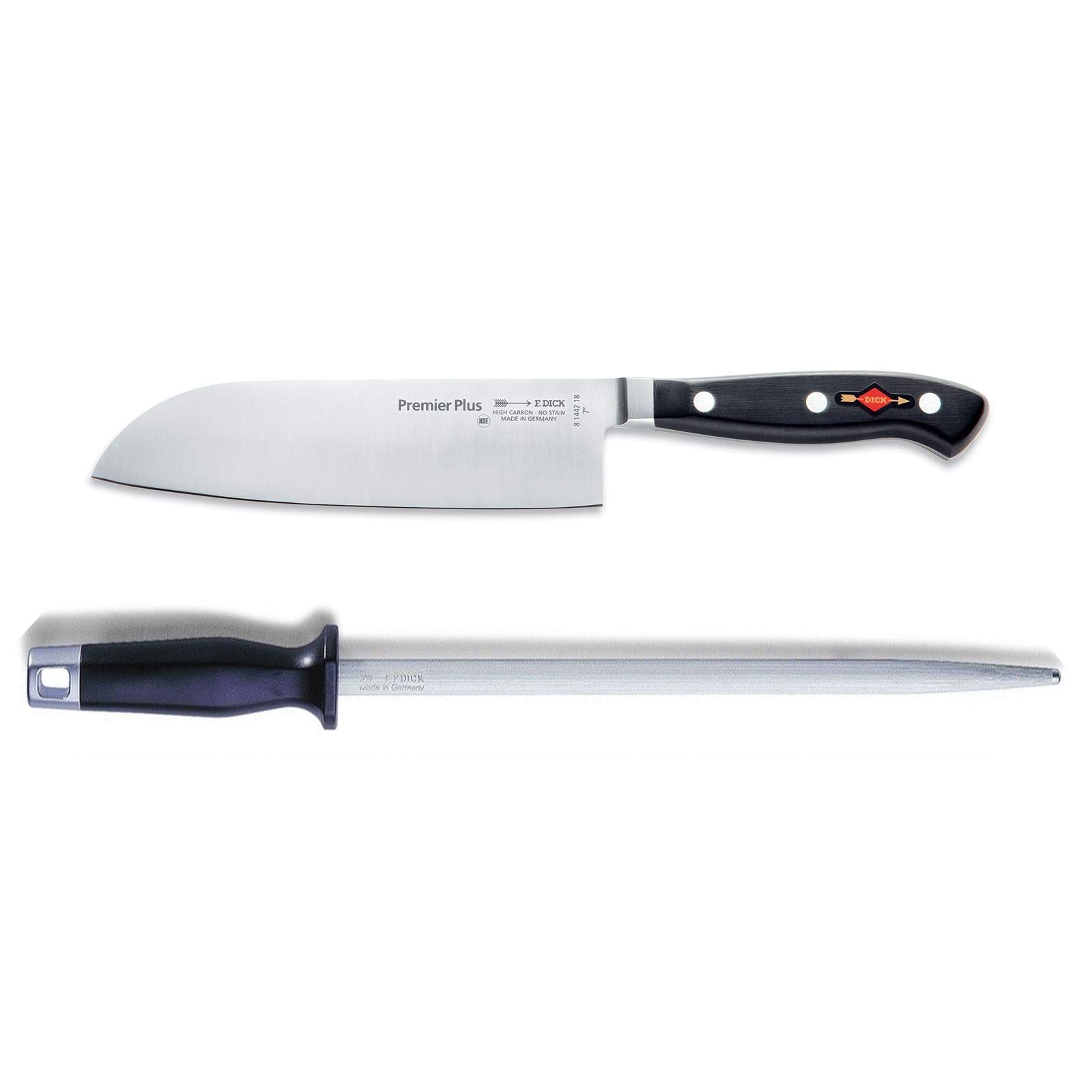 f-dick-premier-plus-santoku-messer-18-cm-set-mit-wetzstahl-25-cm image 1
