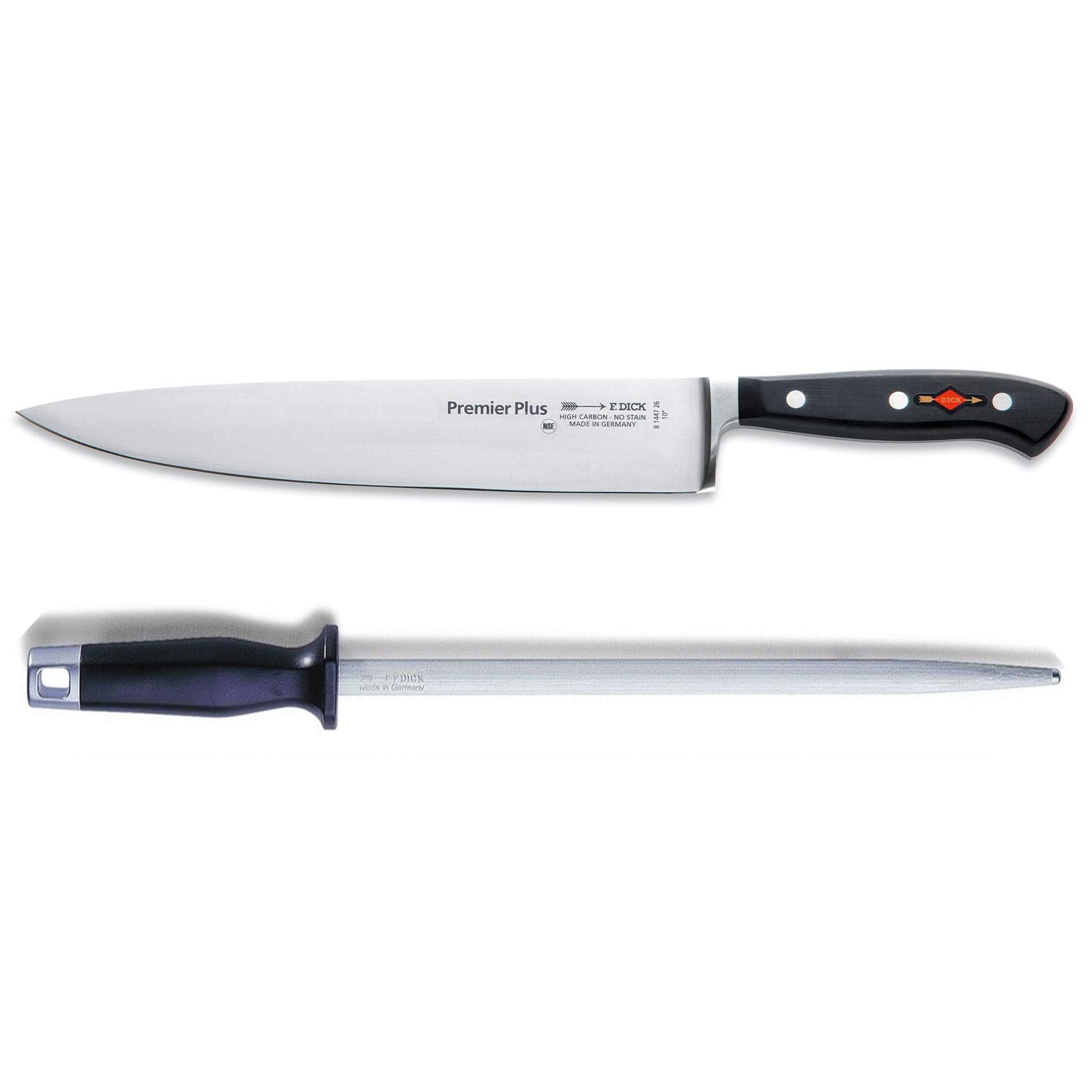 f-dick-premier-plus-kochmesser-26-cm-set-inkl-standard-wetzstahl-30-cm image 1