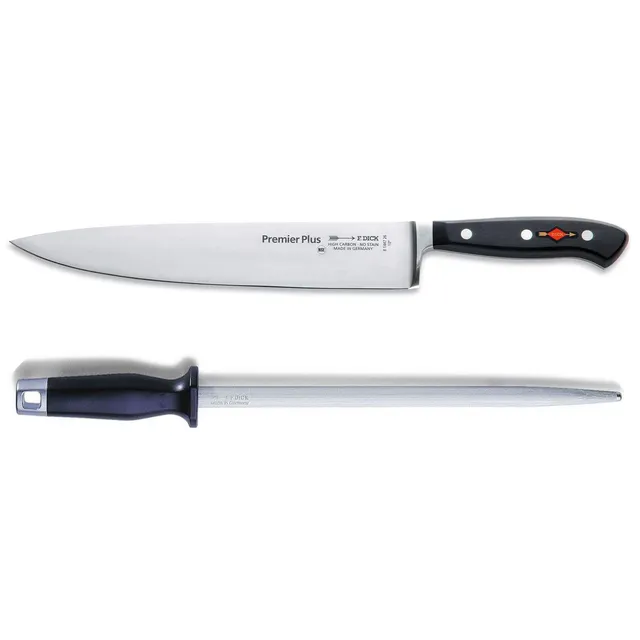 f-dick-premier-plus-kochmesser-26-cm-set-inkl-standard-wetzstahl-30-cm image 1