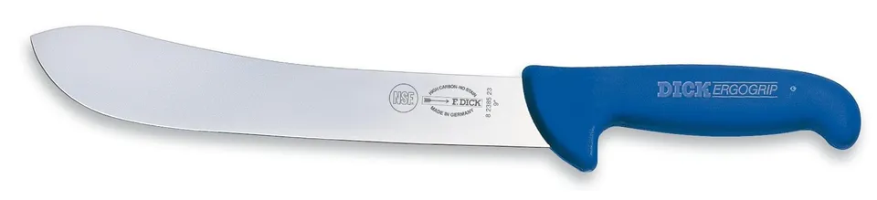 f-dick-ergogrip-blockmesser-23-cm-hackmesser-edelstahl-blau image 1