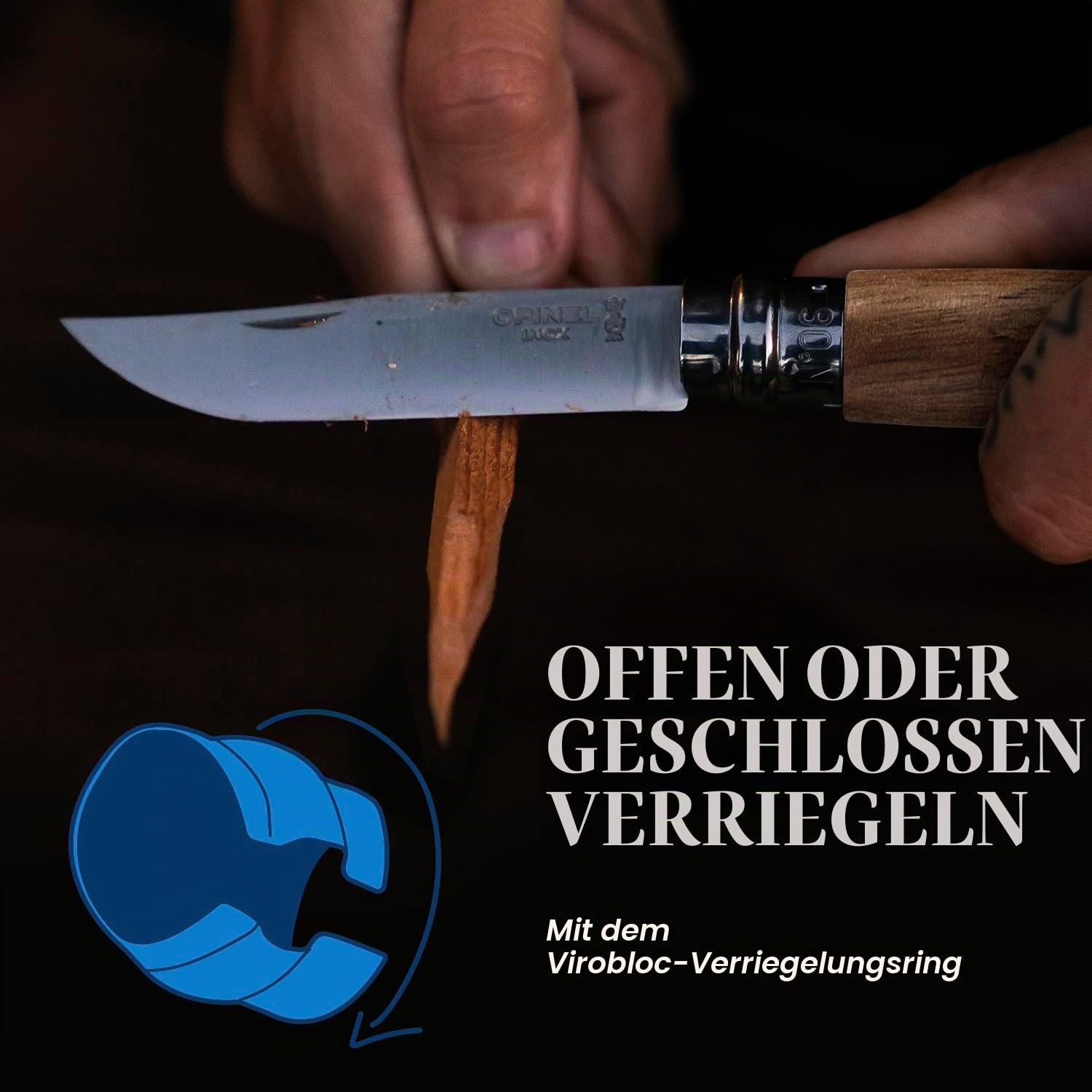 opinel-inox-lux-walnut-klappmesser-mit-walnuss-griff image 4
