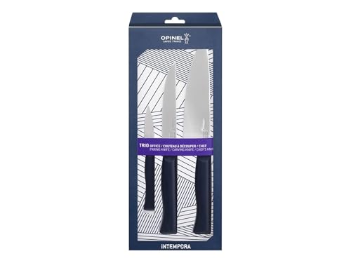 opinel-intempora-ii-trio-set-blau-3-teilig-chefmesser-tranchiermesser-officemess image 2