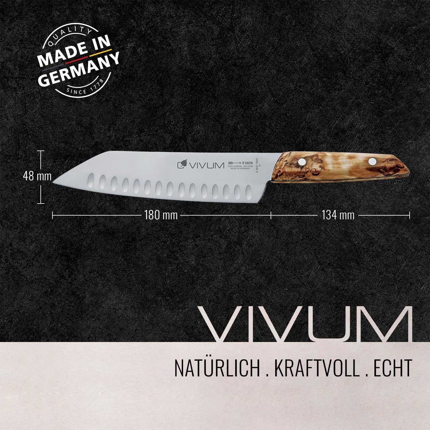 f-dick-vivum-santoku-18-cm-kullenschliff-birkenholz-83642182kh image 2