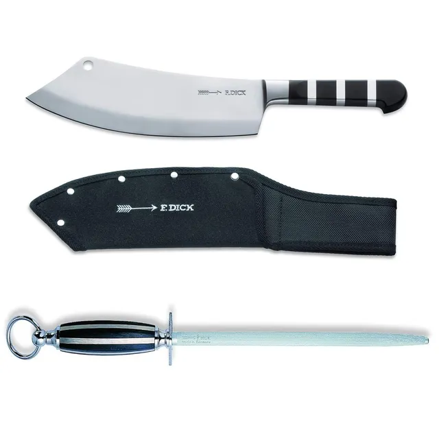 f-dick-1905-ajax-kochmesser-22-cm-set-mit-messertasche-und-standard-wetzstahl-25 image 1