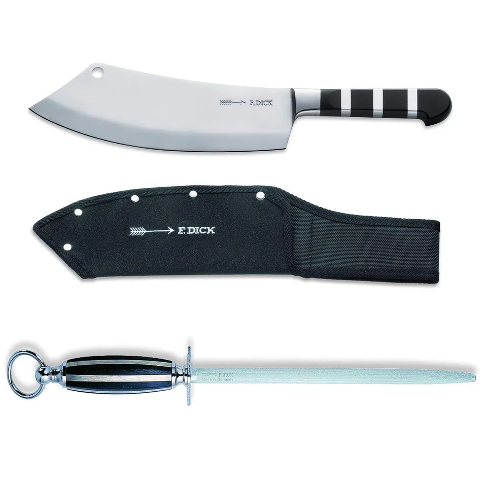 f-dick-1905-ajax-kochmesser-22-cm-set-mit-messertasche-und-standard-wetzstahl-25 image 1