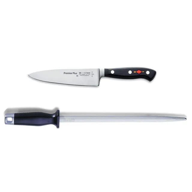 f-dick-premier-plus-kochmesser-15-cm-set-mit-standard-wetzstahl-25-cm image 1