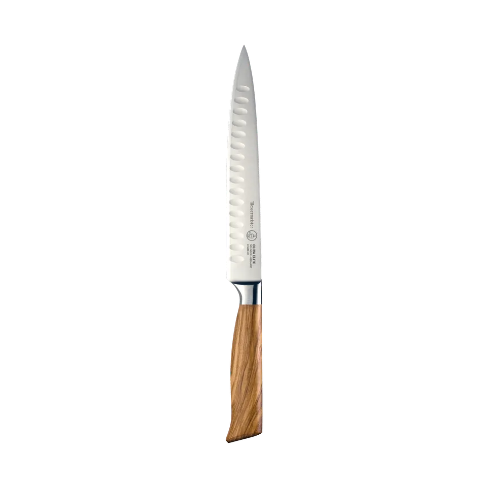 messermeister-oliva-elite-kullens-tranchiermesser-8-zoll-olivenholz image 1