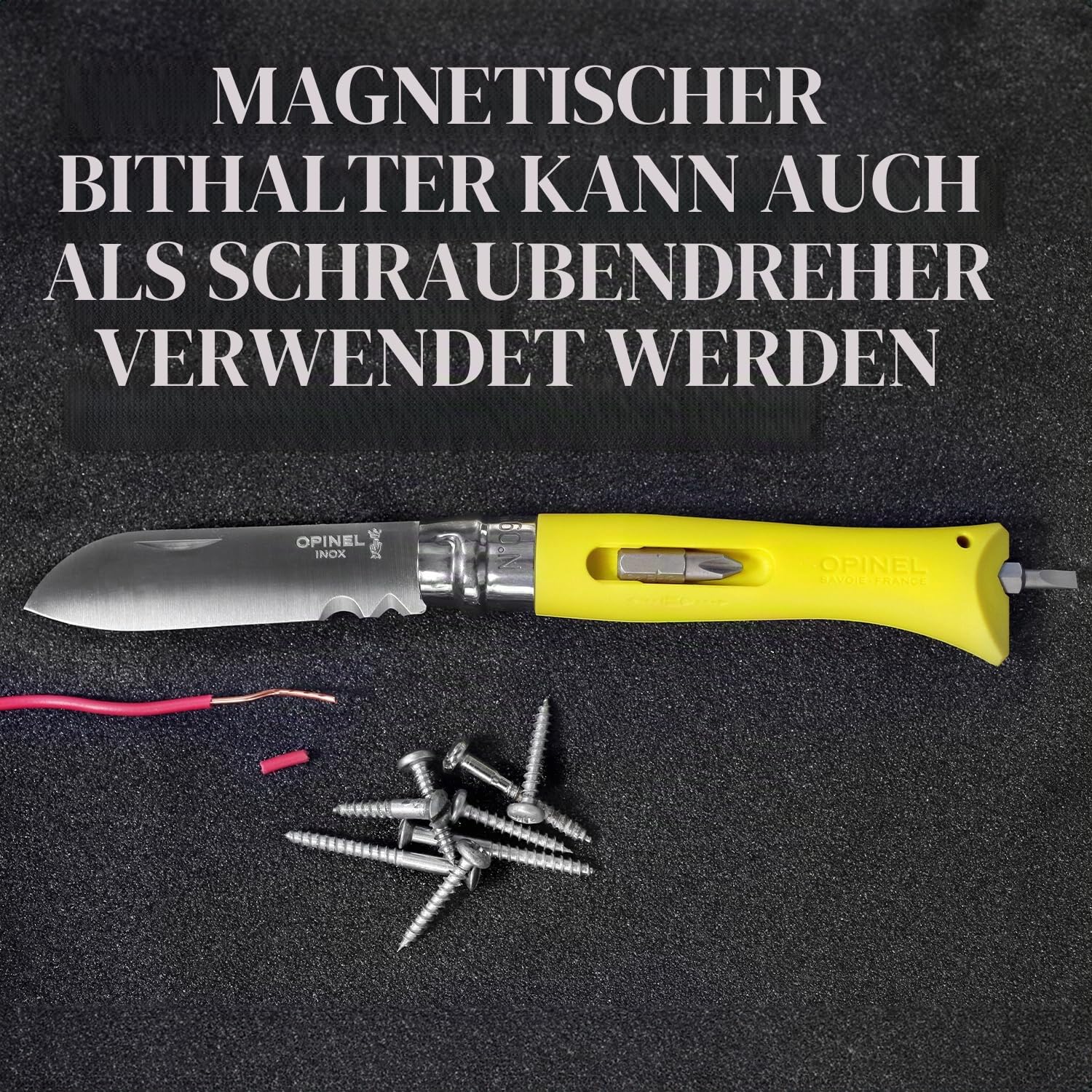 opinel-no-09-diy-elektrikermesser-sandvik-12c27-mit-abisolierer-fadenschneider-u image 7