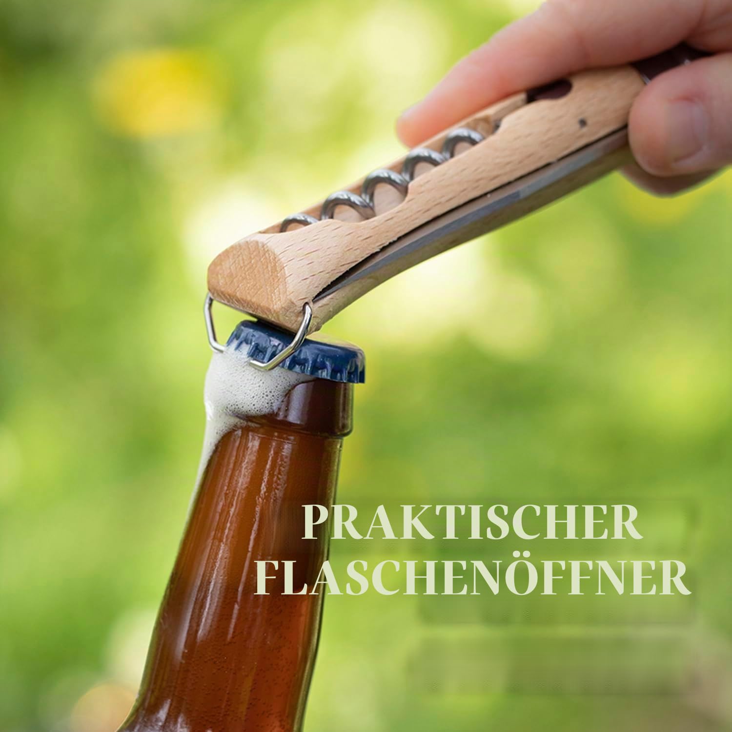 opinel-taschenmesser-no-10-254651-mit-korkenzieher-10-cm-edelstahl-buche image 4