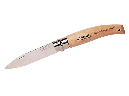opinel-g-rtnermesser-n-8-mittelspitz-klappmesser-rostfrei-mit-holzgriff image 7