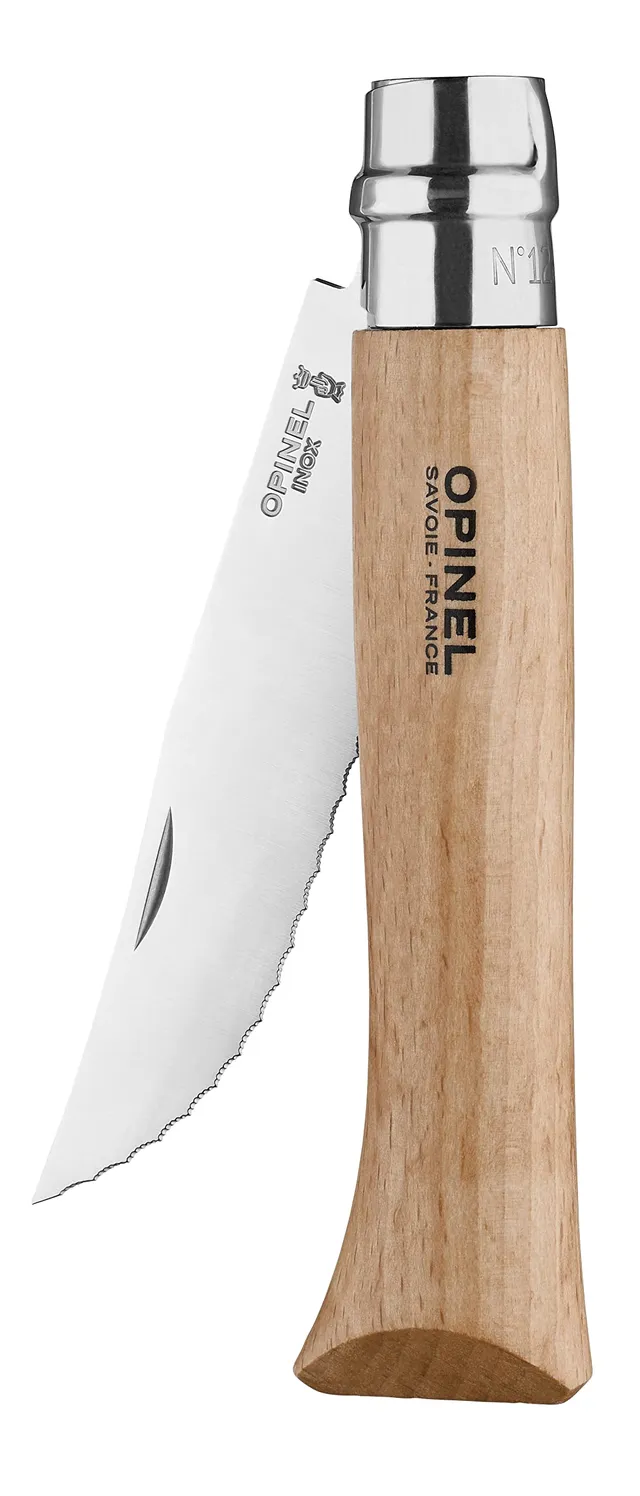 opinel-taschenmesser-no-12-wellenschliff-camping-klappmesser-aus-sandvik-edelsta image 1