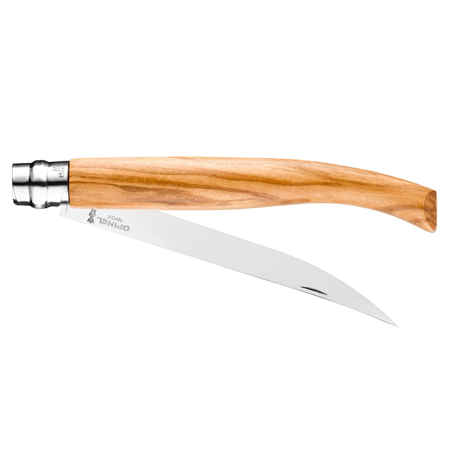 opinel-n-15-effil-schneidemesser-15-cm-edelstahl-mit-olivenholzgriff image 2