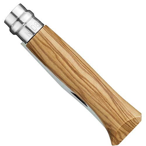 opinel-n-06-taschenmesser-olivenholz-inox-rostfrei image 8
