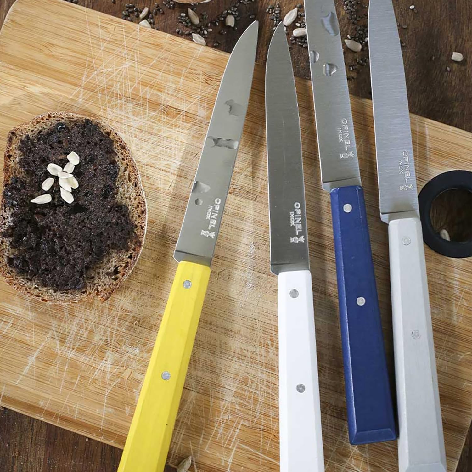 opinel-bon-appetit-celeste-tafelmesser-set-4-teilig-rostfrei-12c27-buchenholz image 8