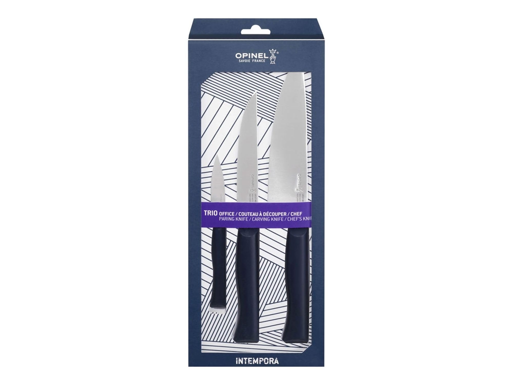 opinel-intempora-ii-trio-set-blau-3-teilig-chefmesser-tranchiermesser-officemess image 1