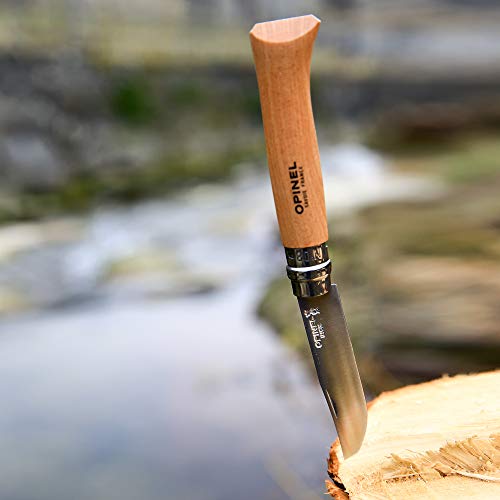 opinel-inox-n-08-taschenmesser-buchenholz-natur image 5