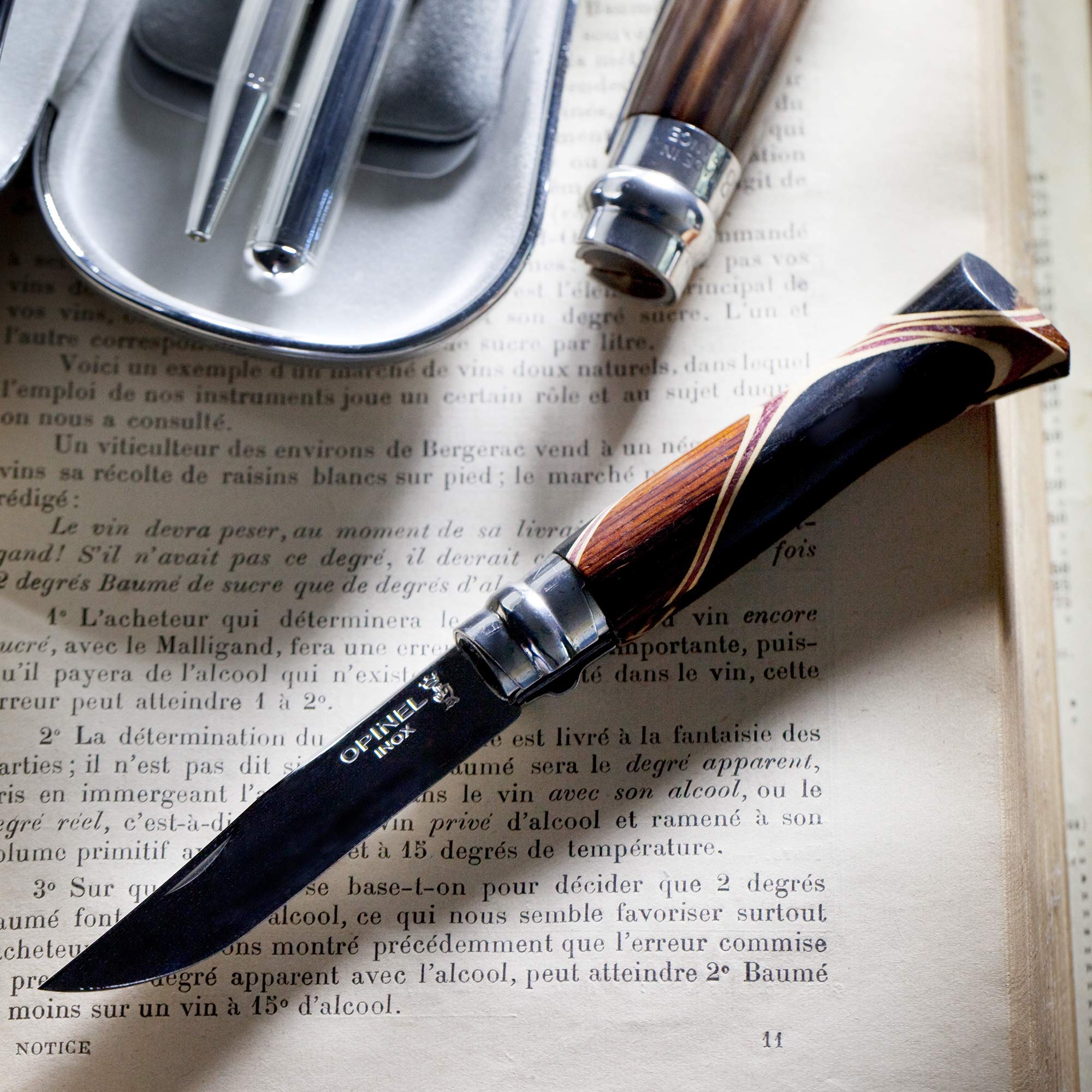 opinel-holzkiste-s-h-lzerne-aufbewahrungskiste-f-r-taschenmesser-braun image 7