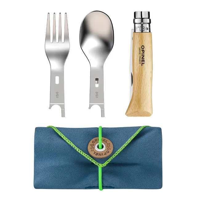 opinel-plus-picnic-set-mit-n-08-buchenholz-messer-picknick-set image 1