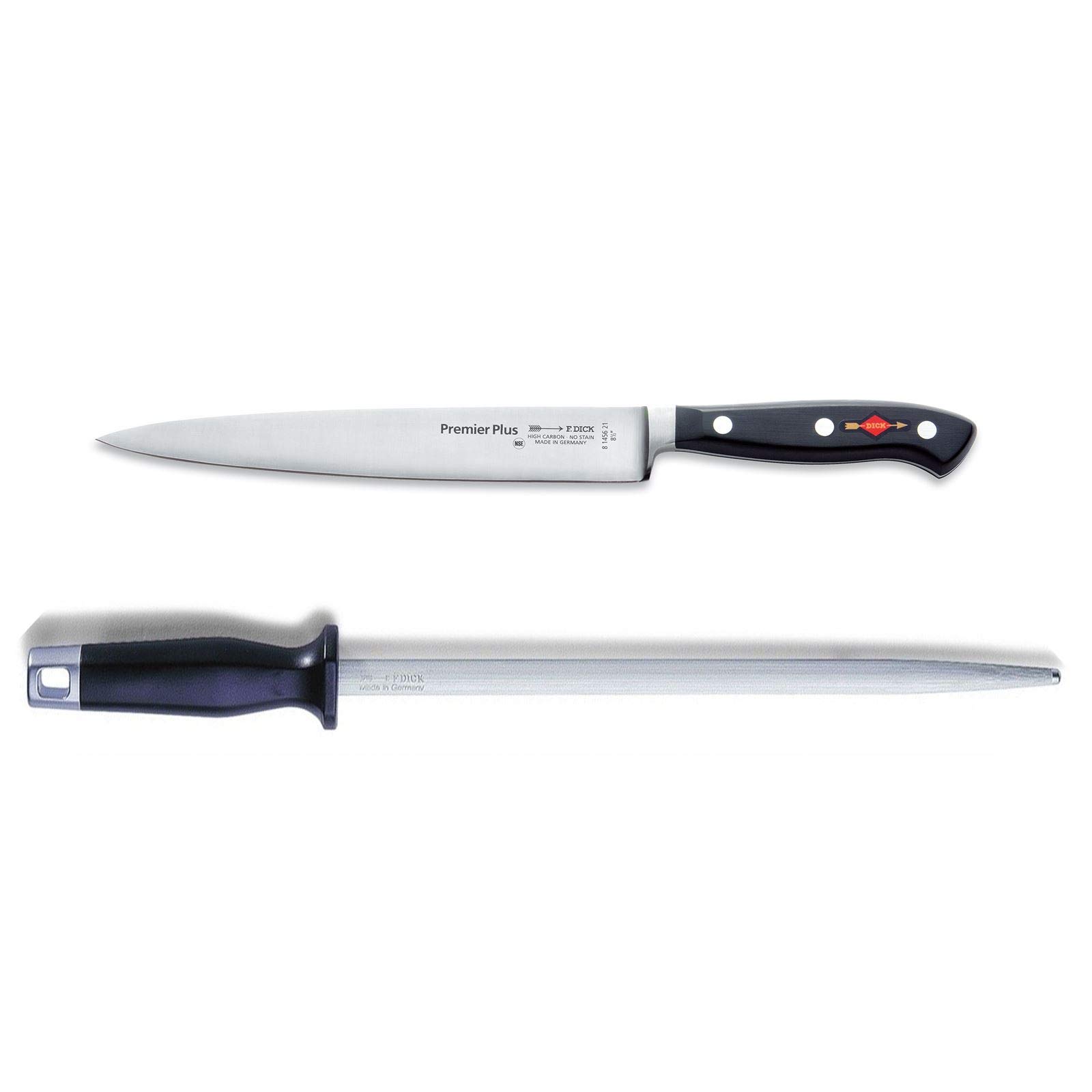 f-dick-premier-plus-tranchiermesser-21-cm-set-inkl-standard-wetzstahl-30-cm image 1