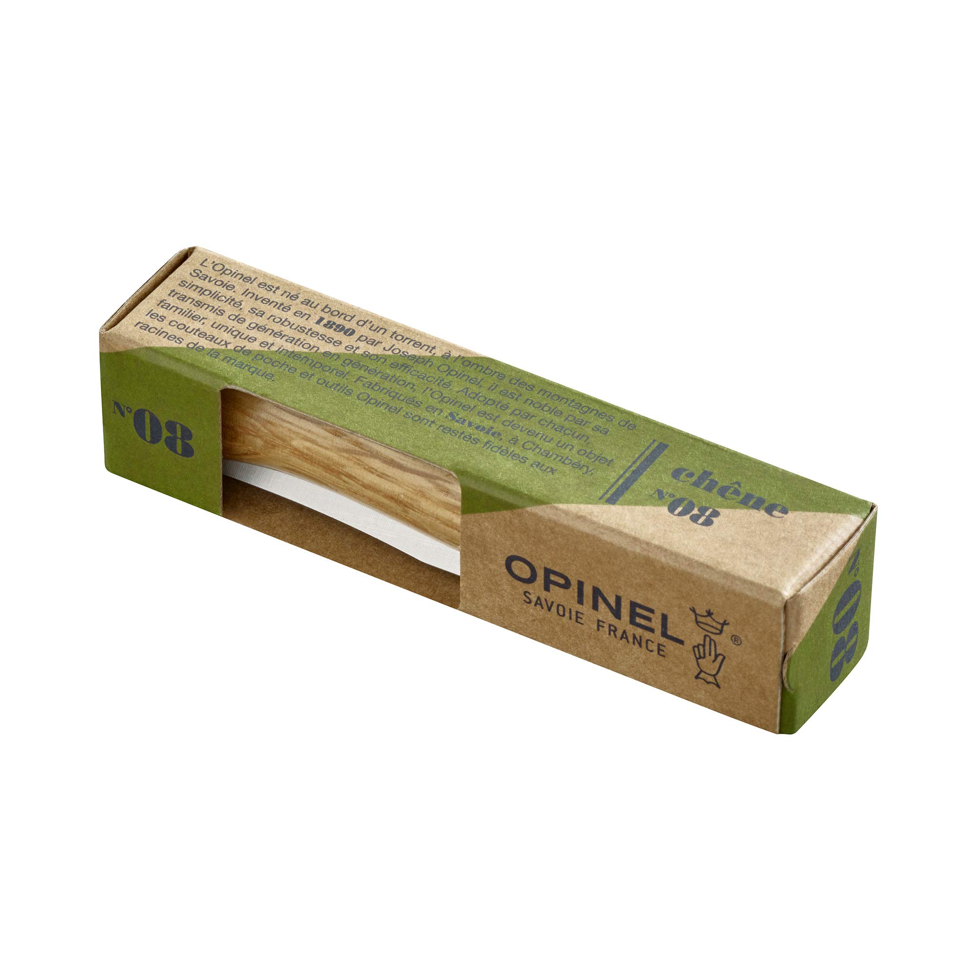 opinel-n-8-taschenmesser-inox-klappmesser-rostfrei-buchenholzgriff-one-size image 3