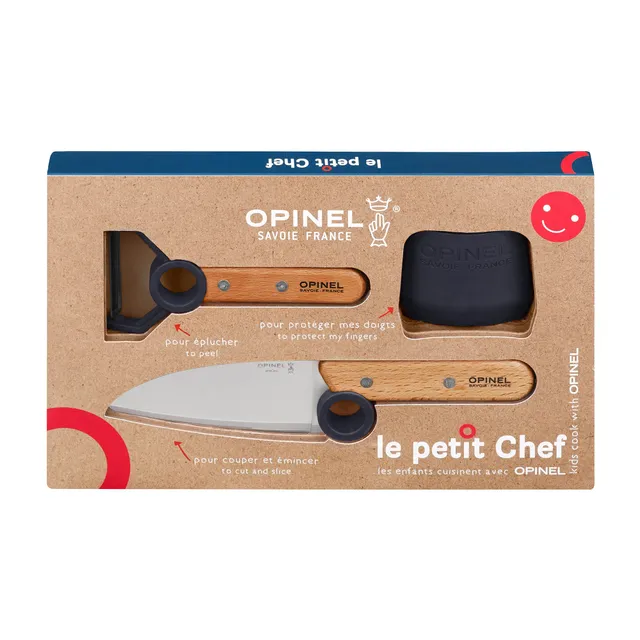 opinel-le-petit-chef-kinder-k-chenmesser-set-3-teilig-blau-kochmesser-fingerschu image 1