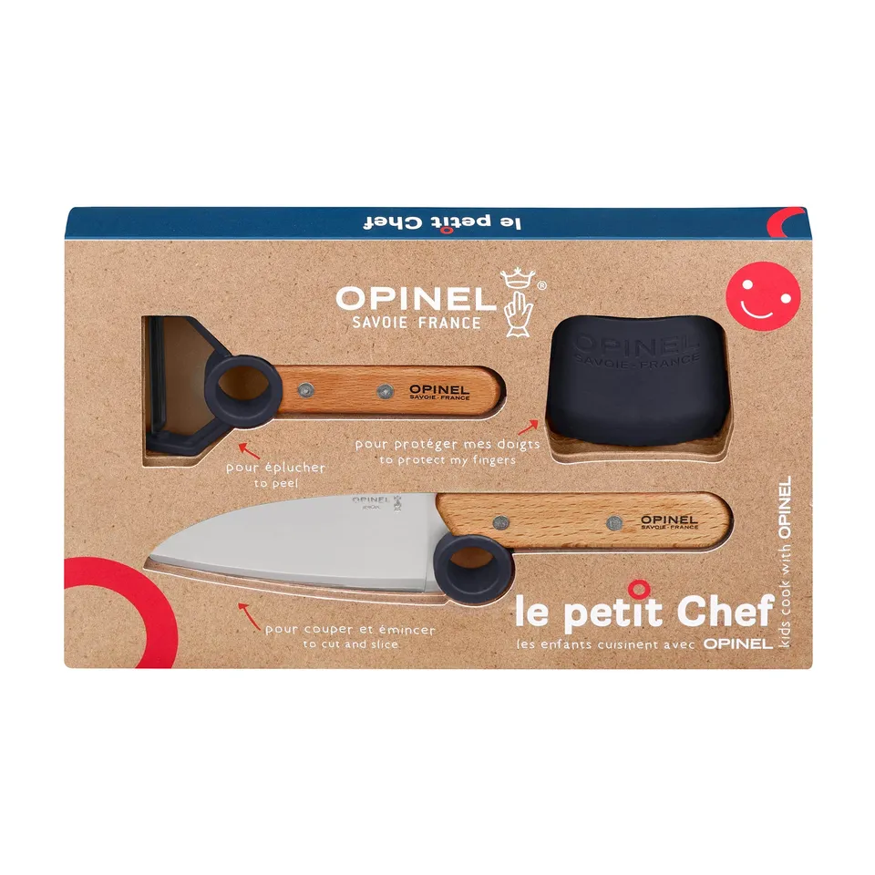 opinel-le-petit-chef-kinder-k-chenmesser-set-3-teilig-blau-kochmesser-fingerschu image 1