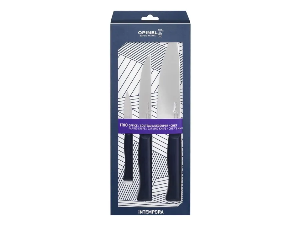 opinel-intempora-ii-trio-set-blau-3-teilig-chefmesser-tranchiermesser-officemess image 1