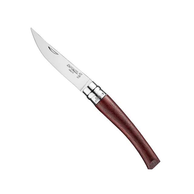 opinel-nr-08-taschenmesser-edelstahl-8-cm-padouk-griff-mit-virobloc image 1
