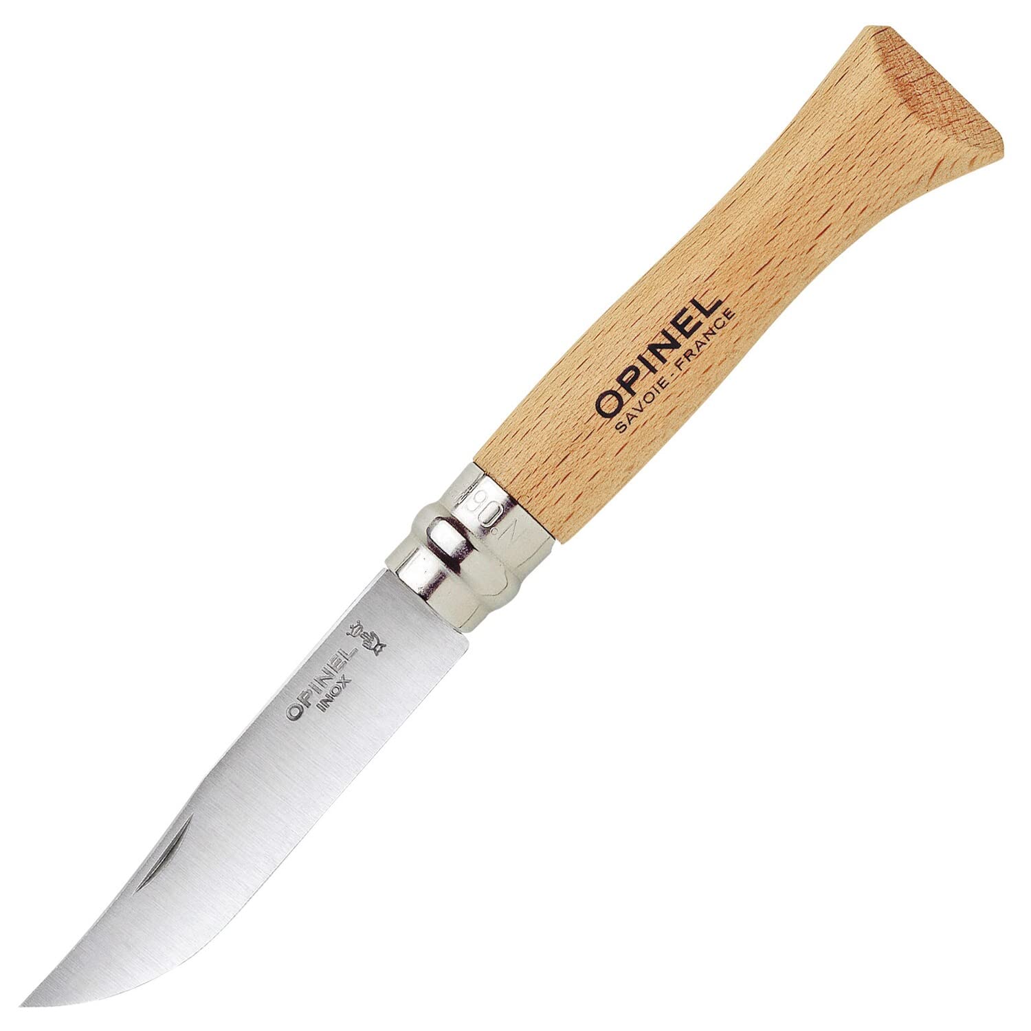 opinel-inox-n-09-taschenmesser-blister-9-cm-klinge-natur image 4