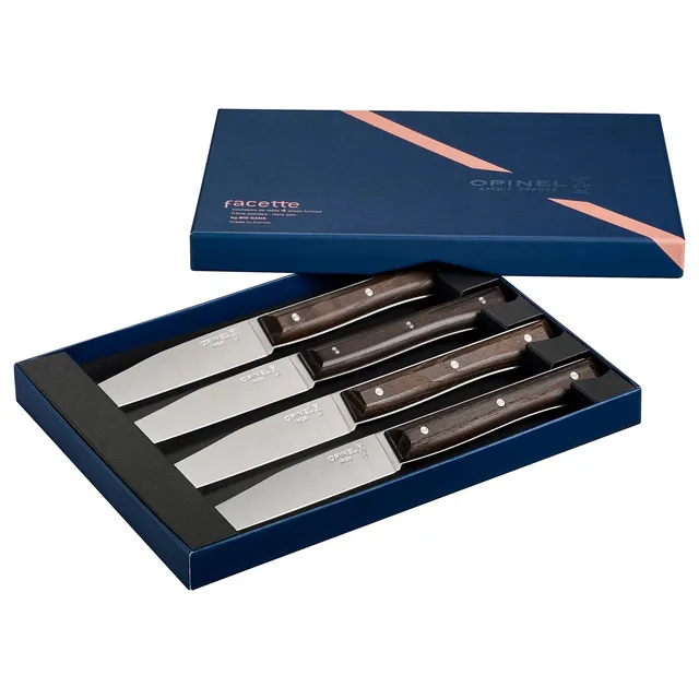 opinel-facette-dark-ash-tafelmesser-set-4-teilig-11-cm-ma5 image 1
