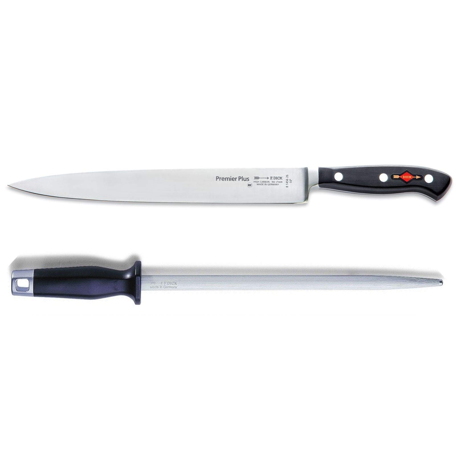 f-dick-premier-plus-tranchiermesser-26-cm-set-inkl-standard-wetzstahl-30-cm image 1