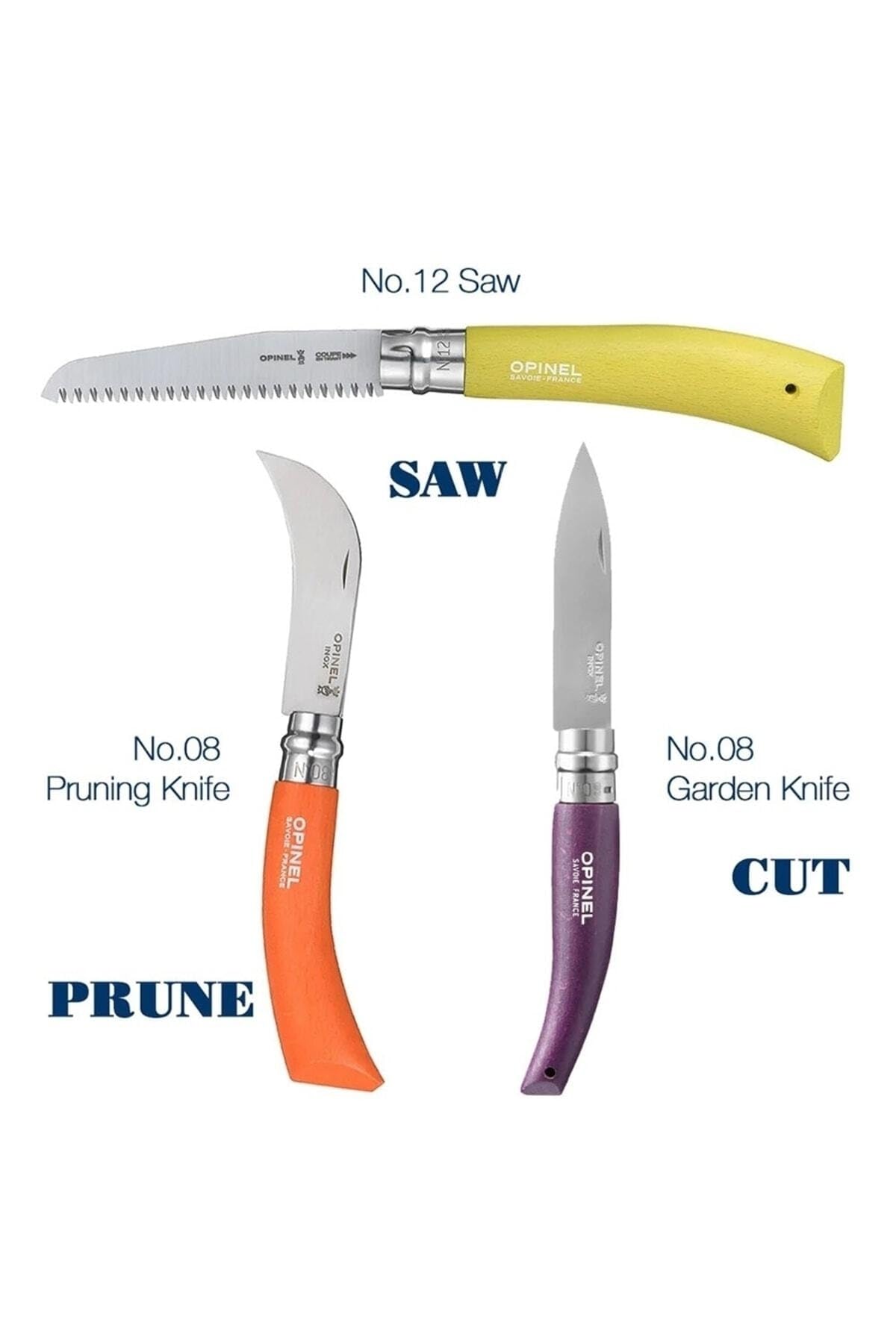 opinel-garten-set-werkzeuge-des-g-rtners-3-teilig-gartenger-te-messer-set image 2