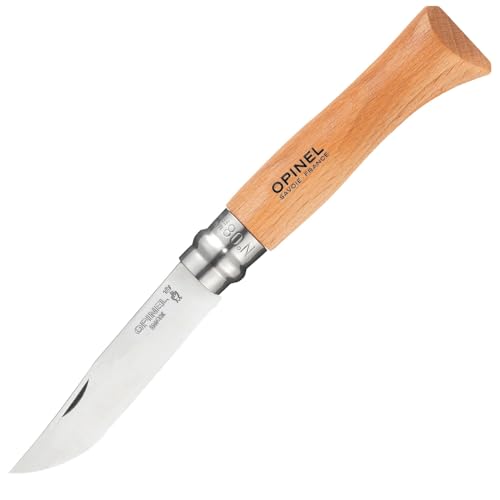 opinel-inox-n-08-taschenmesser-buchenholz-natur image 4