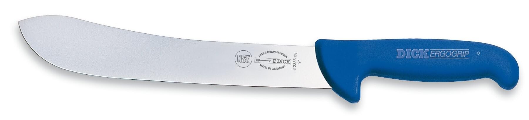 f-dick-ergogrip-blockmesser-23-cm-hackmesser-edelstahl-blau image 1