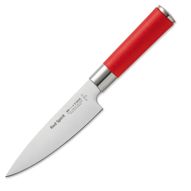 f-dick-red-spirit-81747152-kochmesser-15-cm-klinge-x55crmo14-56-hrc-roter-griff image 1