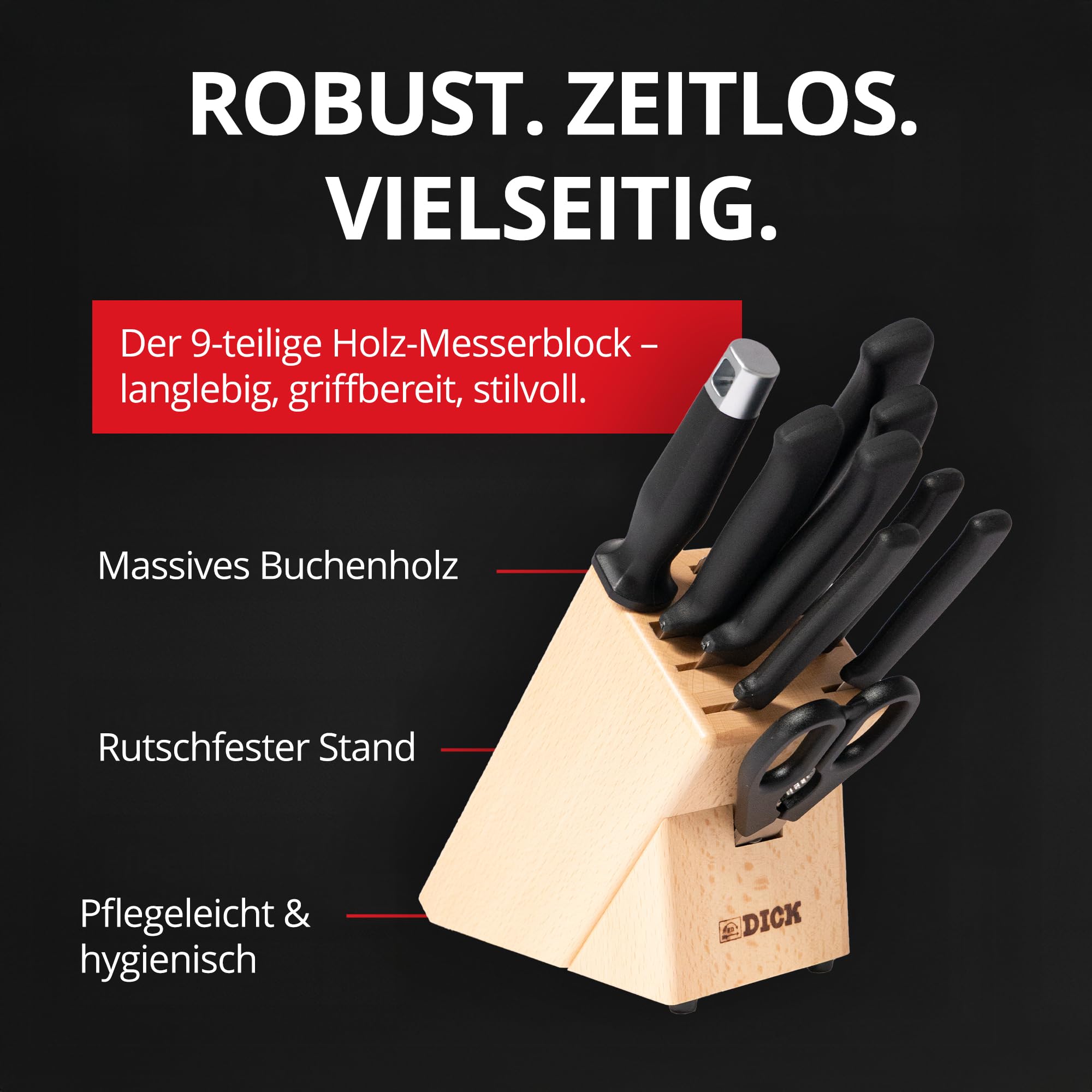 f-dick-prodynamic-messerset-10-teilig-buchenholzblock image 6