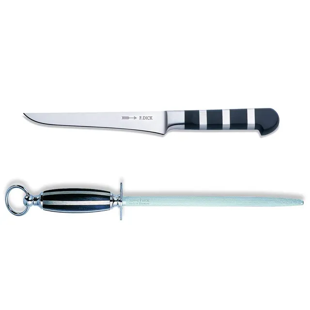 f-dick-1905-ausbeinmesser-15-cm-flexibel-set-inkl-rundem-standard-wetzstahl-25-c image 1