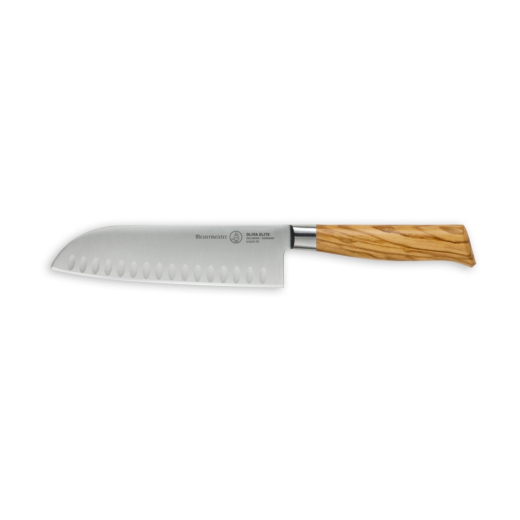 messermeister-oliva-elite-kullenschliff-santoku-messer-7-zoll-olivenholzgriff image 6
